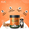 Inlife Collagen For Dogs & Cats| Hydrolyzed Collagen Powder For Skin | Coat & Joints | 200G (Orange)