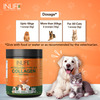 Inlife Collagen For Dogs & Cats| Hydrolyzed Collagen Powder For Skin | Coat & Joints | 200G (Orange)