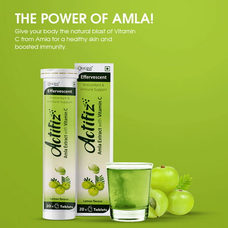 Origins Nutra Actifiz Amla Extract 20 Effervescent Tablets