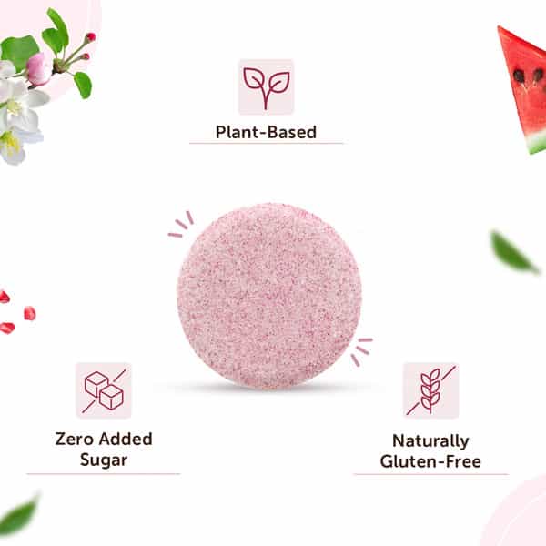 Neuherbs Apple Cider Vinegar Watermelon Flavour 20 Effervescent Tablets For Weight Management