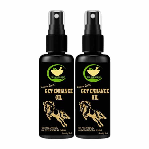 Fij Ayurveda Get Enhance Oil | Long Time | Penis Growth | Sexual Wellness | Men | 30Ml Pack Of 2