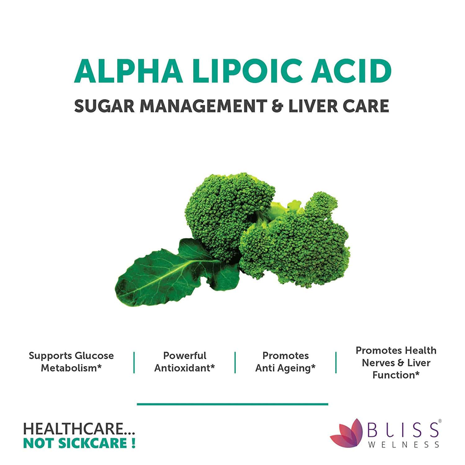 Buy BLISS WELLNESS LIVER CARE ANTIOXIDANT ALPHA LIPOIC ACID