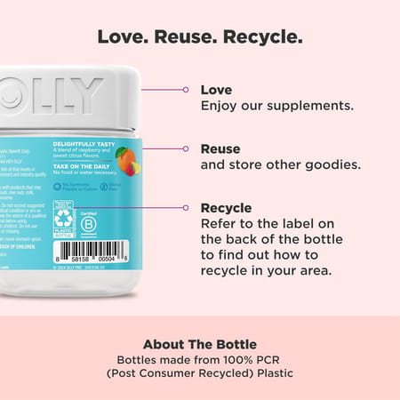 Olly Prenatal Multivitamin Gummy | Supports Healthy Growth And Brain Development | 60 Count