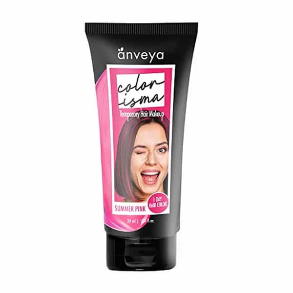 Anveya Colorisma Summer Pink & Champagne Gold Temporary One-Wash Hair Color Makeup 30Ml+30Ml