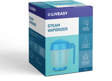 Liveasy Optima Steam Inhaler Sauna Vaporizer 1 No'S