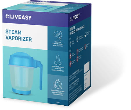Liveasy Optima Steam Inhaler Sauna Vaporizer 1 No'S