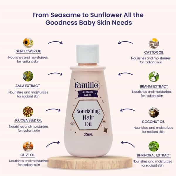 Familio Nourishing Hair Oil - 200Ml