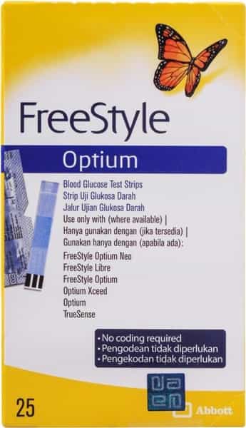 Freestyle Optium Neo Blood Glucose Strip 25'S