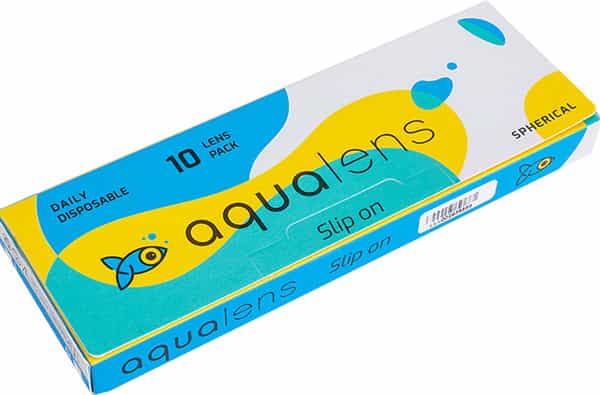 Aqualens Daily Disposable Contact Lenses (10 Lenses/Box) (-1.25)