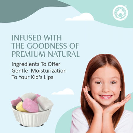 Mom & World Kidsy Natural Kola Flavor Lip Balm + Kidsy Natural Marshmallow Lip Balm 13.5 G