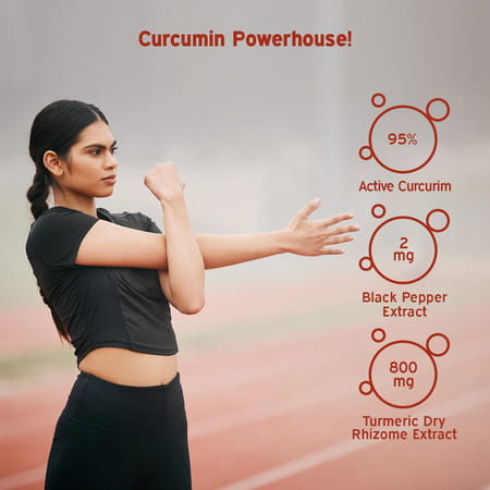 Nutriburst Turmeric Ultra Gummies For Joint Health | Anti-Inflammation (2x60 Gummies)(Ginger Flavor)