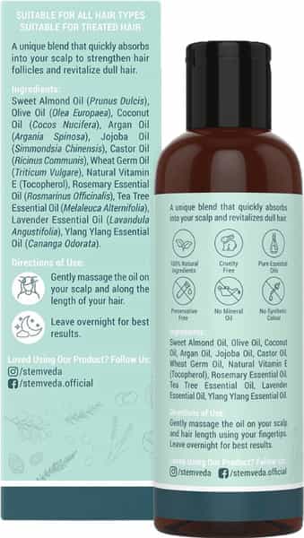 Stemveda Hair Oil - 100 Ml