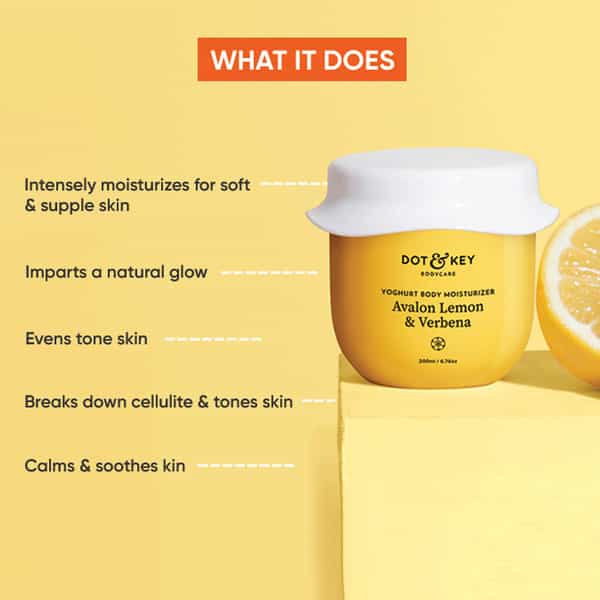 Dot & Key Yoghurt Body Moisturizer Avalon Lemon & Verbena 200Ml