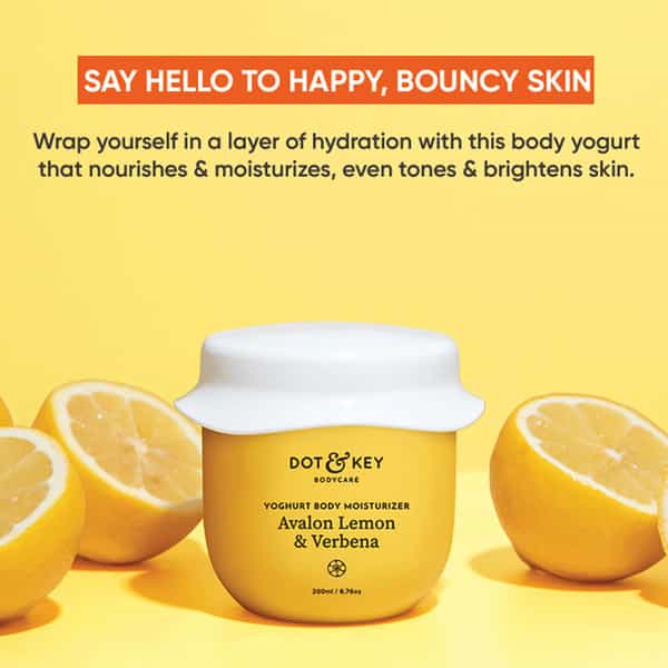 Dot & Key Yoghurt Body Moisturizer Avalon Lemon & Verbena 200Ml