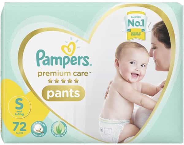 Pampers Premium Care Pants Small 72