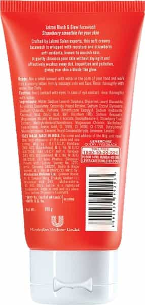 Lakme Strawberry Creme Face Wash - 100 G