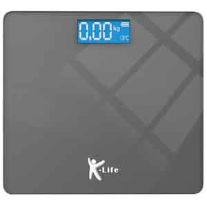 K-life Ws-101 Digital Personal Electronic Body Weight Machine | 180kg Capacity | Grey