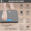 K-Life Ws-101 Digital Personal Electronic Body Weight Machine | 180Kg Capacity | Grey