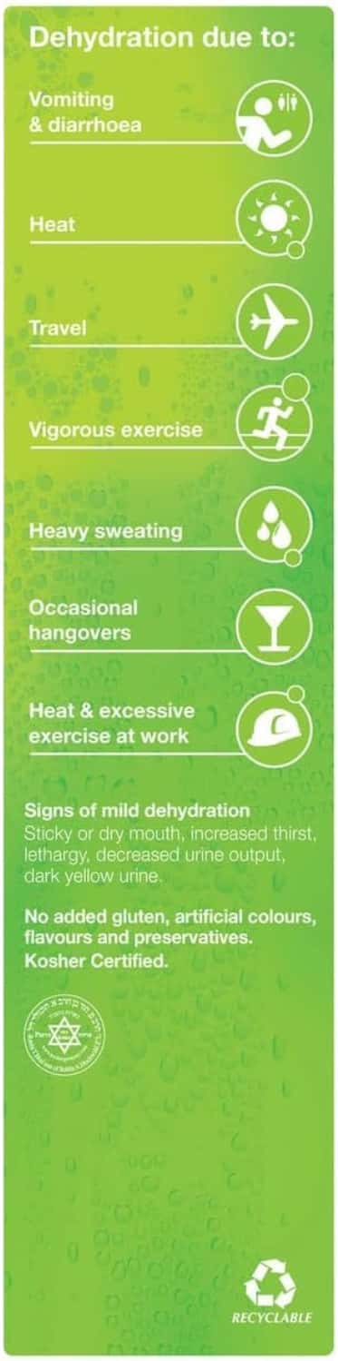 Hydralyte Effervescent Electrolyte Tablets | Adults | Lemon Lime | 20 Tablets