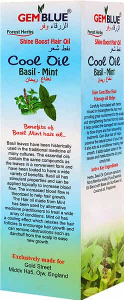 Gemblue Biocare Basil- Mint Hair Oil 200Ml