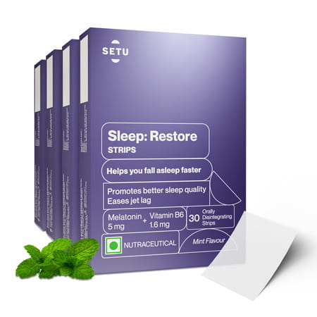 Melatonin 5mg - 120 Orally Dissolving Strips | Plant Based| Tasty Mint Flavor