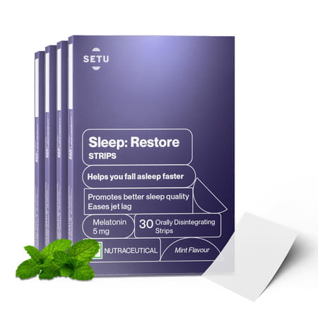 Melatonin 5mg - 120 Orally Dissolving Strips | Plant Based| Tasty Mint Flavor
