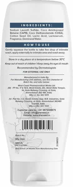 Sheneed Sensitive Feminine Intimate Wash - 200 Ml