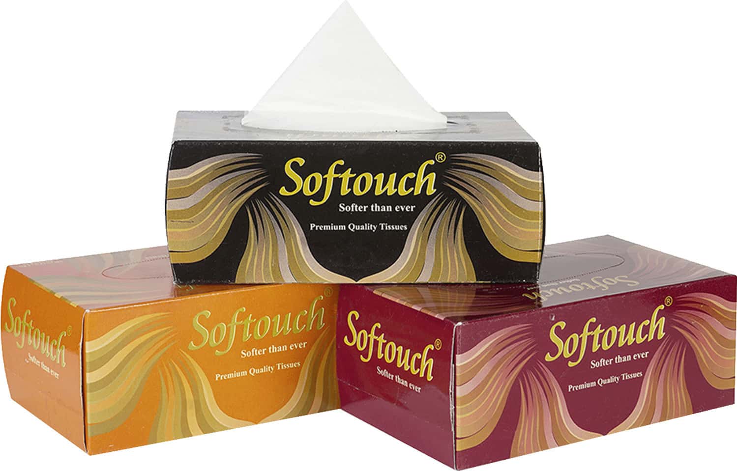 Softouch Face Tissue Paper 200 Pulls 2 Ply Pack Of 3