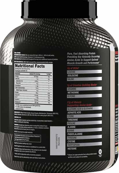 Gnc Amp Pure Isolate - 25G Protein 5G Bcaa- 4.4 Lbs 2 Kg (Chocolate Frosting)