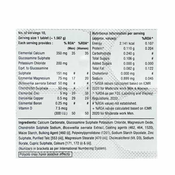 Calcimax Joints Strip Of 10 Tablets