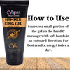 Vigini Pure Premium Original Gold Shilajit Resin Testosterone Booster 30Caps & Lube Massage Gel 50Ml