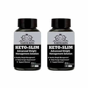 Earth King Keto Slim Advanced Weight Loss Supplement - 500mg 60 Capsules (pack Of 2)