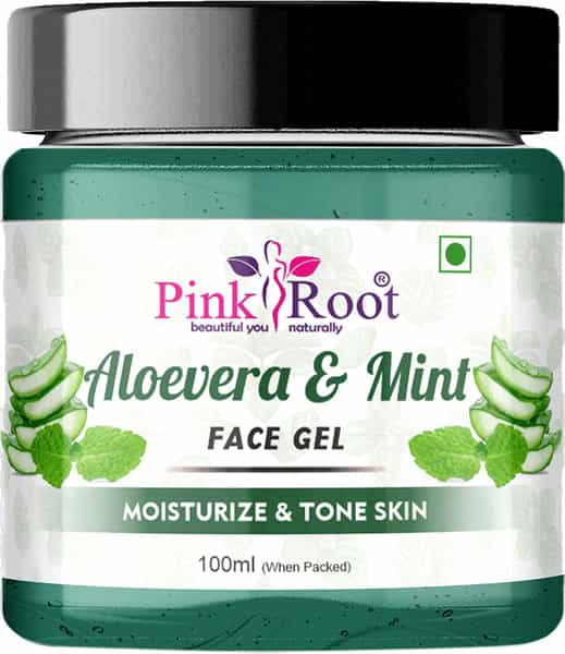 Pink Root Aloevera & Mint Face Gel 100Ml
