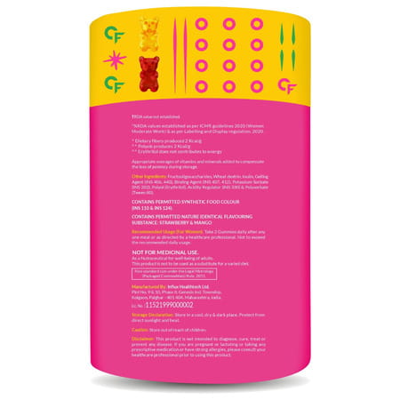 Carbamide Forte Multivitamin Gummies For Women 23 Ingredients-60 Gummies