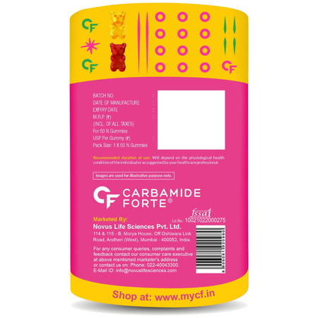 Carbamide Forte Multivitamin Gummies For Women 23 Ingredients-60 Gummies