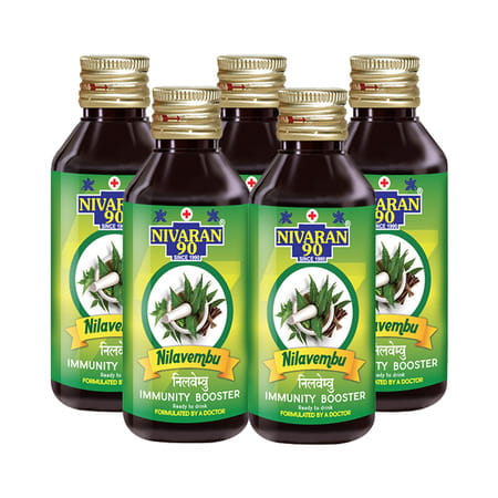 Nivaran 90 Nilavembu Syrup(Pack Of 5 - 60 Ml)