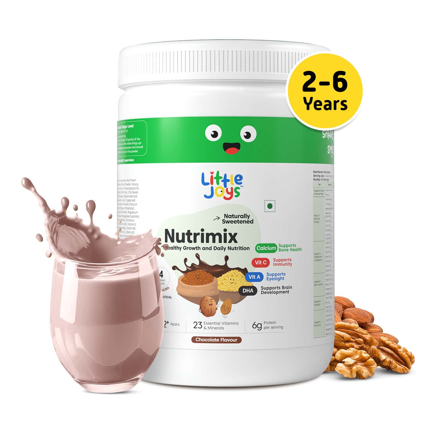 Little Joys Nutrimix Nutrition Drink For Kids (2-6 Years) Chocolate Flavor | 350g
