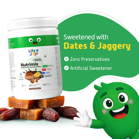 Little Joys Nutrimix Nutrition Drink For Kids (2-6 Years) Chocolate Flavor | 350g