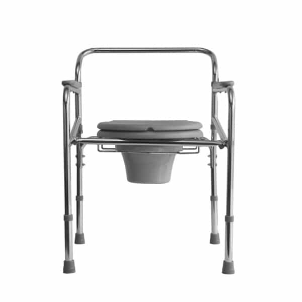 Everactiv Commode Chair For Toilet Adult | Chrome Finish