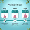 Floren Reusable Menstrual Cup (Small) With Menstural Cup Wash (200Ml)