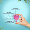 Floren Reusable Menstrual Cup (Small) With Menstural Cup Wash (200Ml)