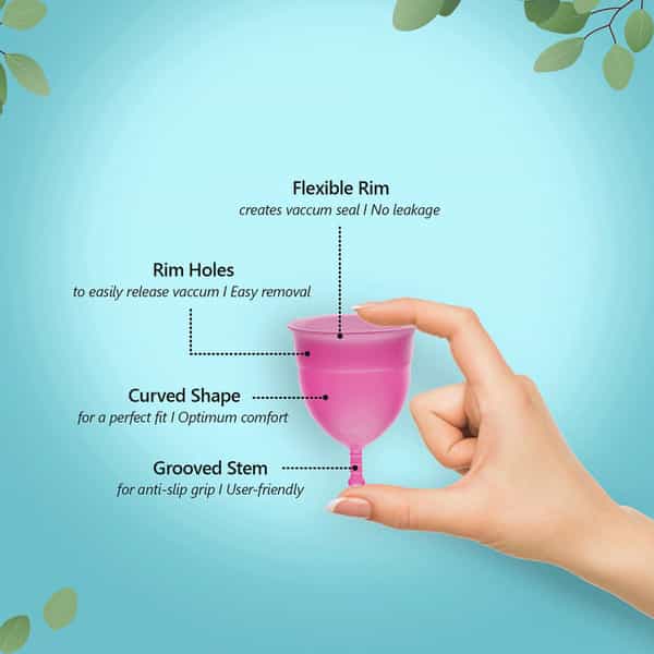 Floren Reusable Menstrual Cup (Small) With Menstural Cup Wash (200Ml)