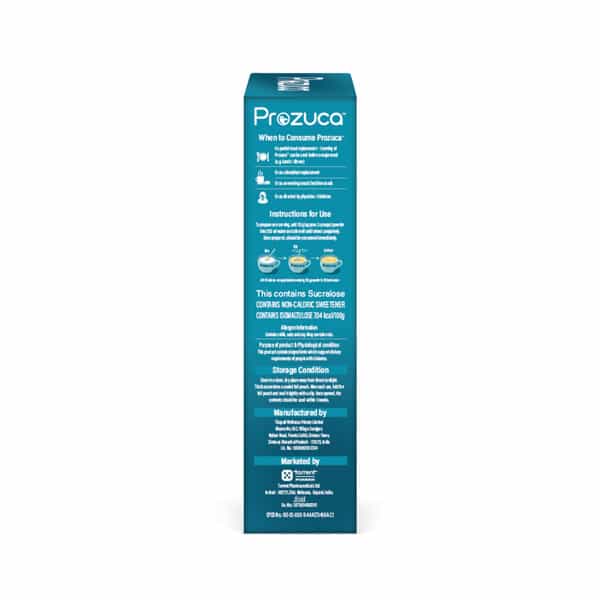 Prozuca Supplement For Diabetes Management With High Dairy & Plant Protein | High Fibre Vanilla 200G