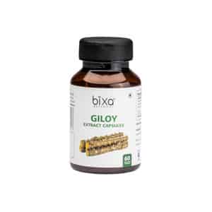 Bixa Botanical Giloy Extract 60 Veg Capsules (450mg) With 2.5% Bitters-useful In Immunity Wellness