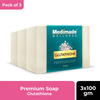 Medimade Glutathione Premium Soap - 100 Gm X 3 ( Pack Of 3 )