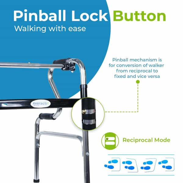 Everactiv Step Walker For Elderly And Senior Citizens