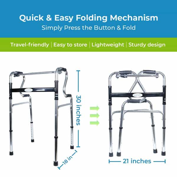 Everactiv Step Walker For Elderly And Senior Citizens