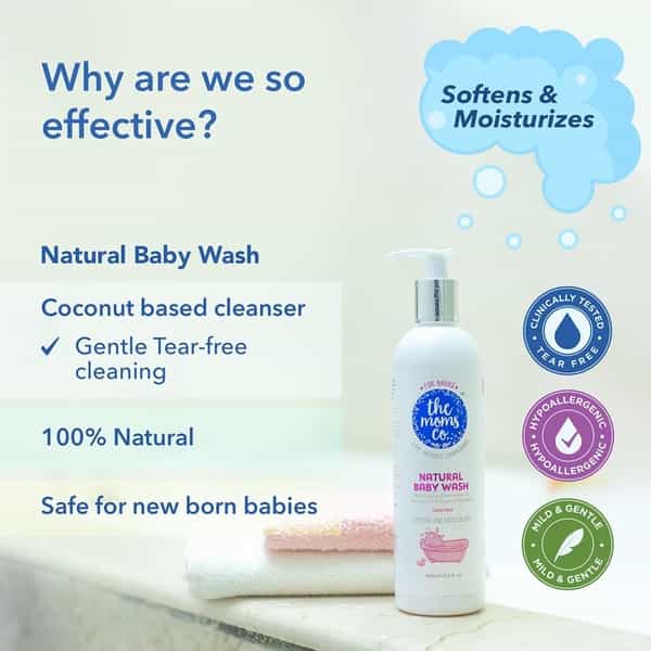 The Moms Co. Natural Baby Wash Bottle Of 400 Ml