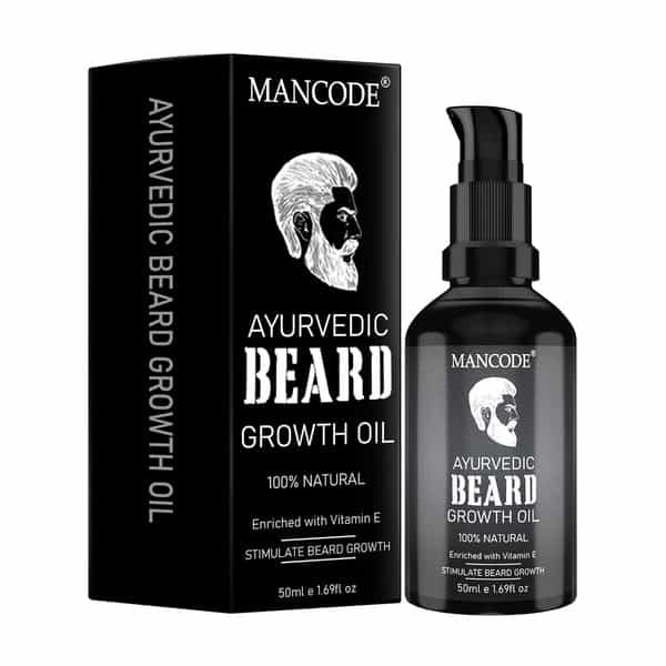 Mancode Ayurvedic Beard Growth Oil (50Ml)