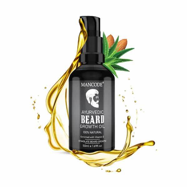 Mancode Ayurvedic Beard Growth Oil (50Ml)